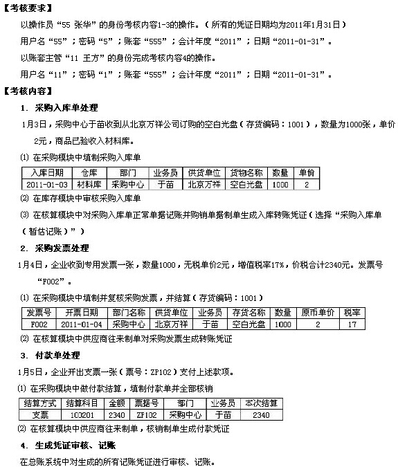 11任务采购与应付业务处理